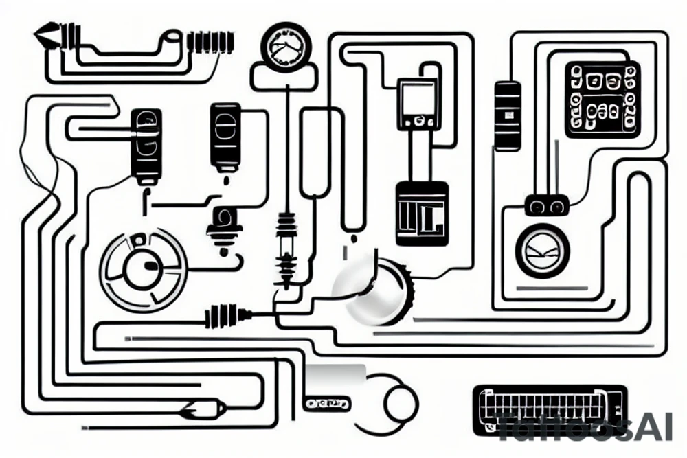Circuit diagram tattoo idea