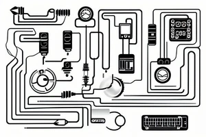Circuit diagram tattoo idea