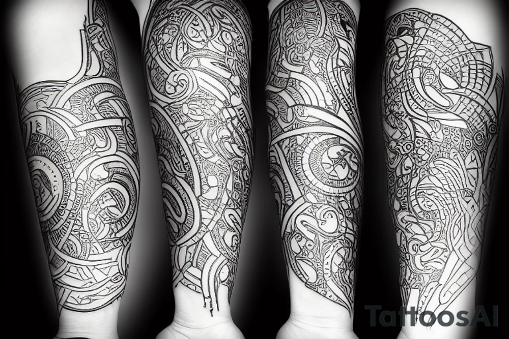 Cyber tattoo idea