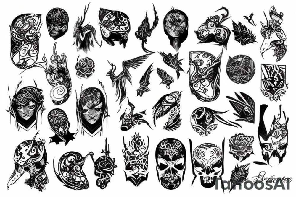 Cyber tattoo idea