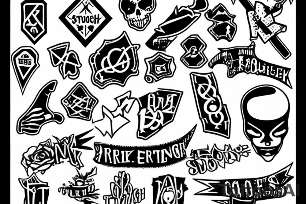 Straight edge punk rock tattoo idea