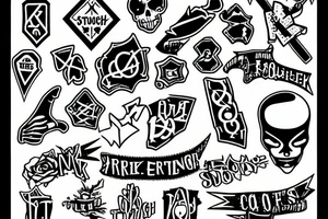 Straight edge punk rock tattoo idea