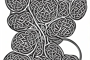 thistles with Celtic knotwork tattoo idea