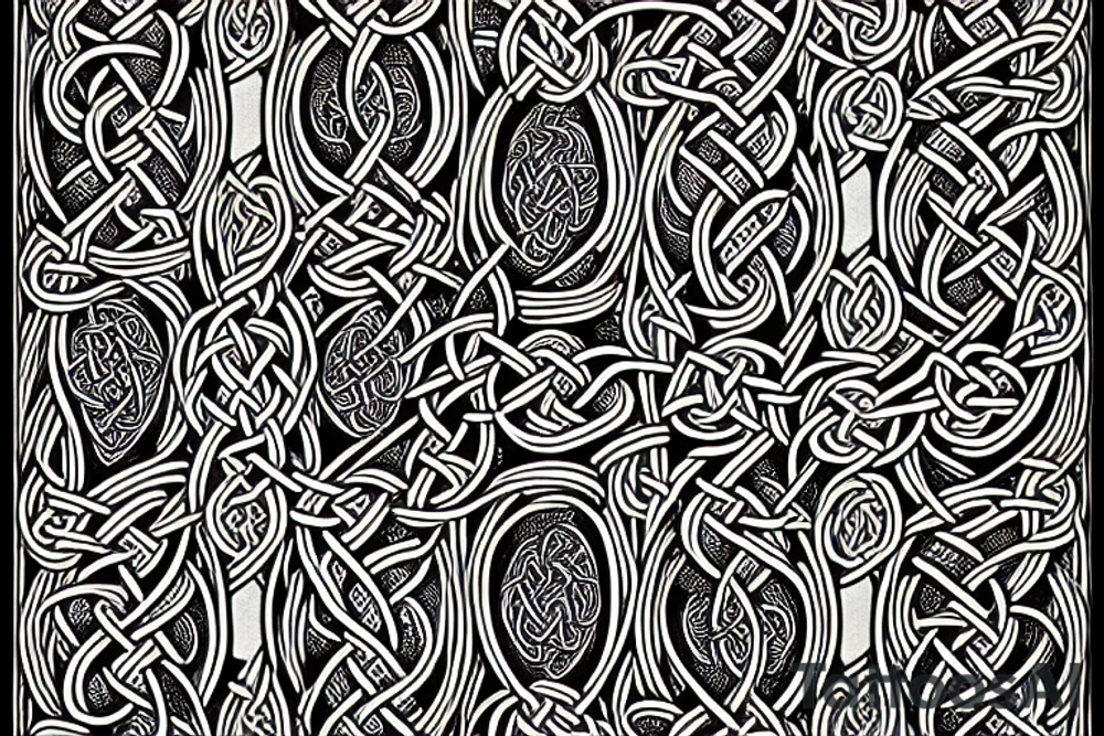 thistles with Celtic knotwork tattoo idea