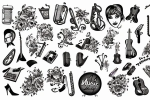 musical theater tattoo idea