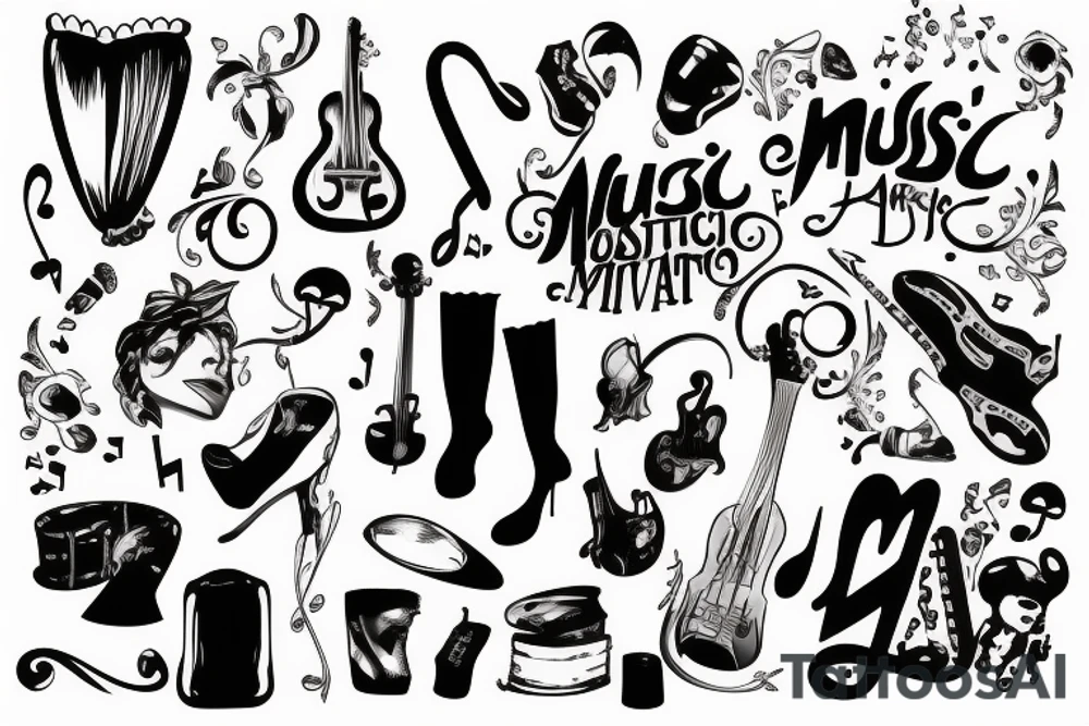 musical theater tattoo idea