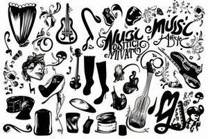 musical theater tattoo idea