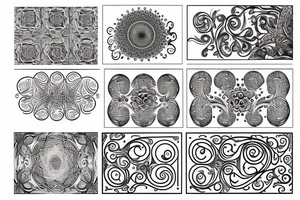 filigree, Fibonacci sequence tattoo idea