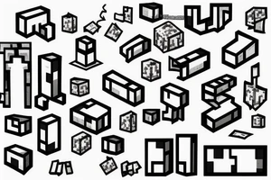 minecraft redstone tattoo idea