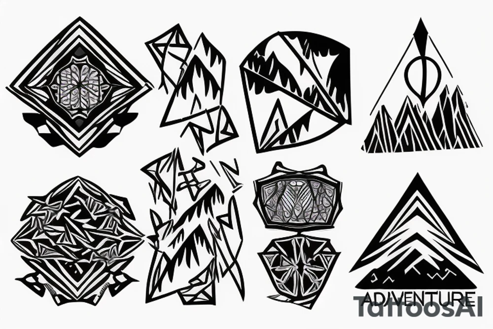 Adventure and outdoors tattoo idea