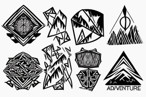 Adventure and outdoors tattoo idea