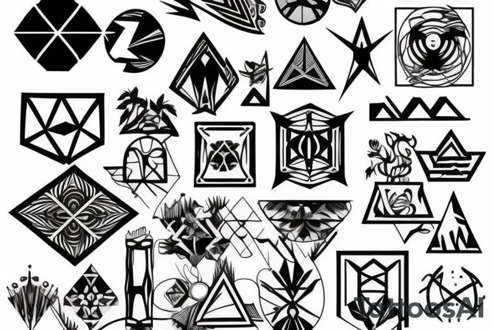 Adventure and outdoors tattoo idea