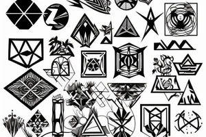 Adventure and outdoors tattoo idea