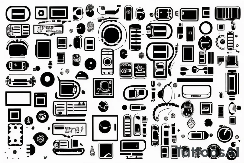 Circuitboard tattoo idea