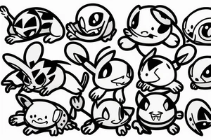 Marill the pokemon tattoo idea