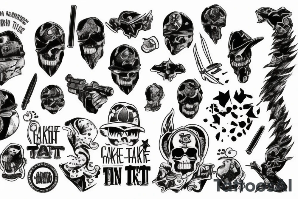 come and take it tattoo idea