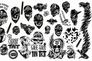 come and take it tattoo idea