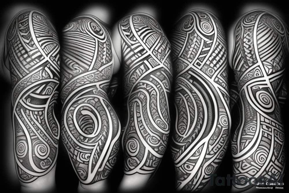 tribal symbols tattoo idea