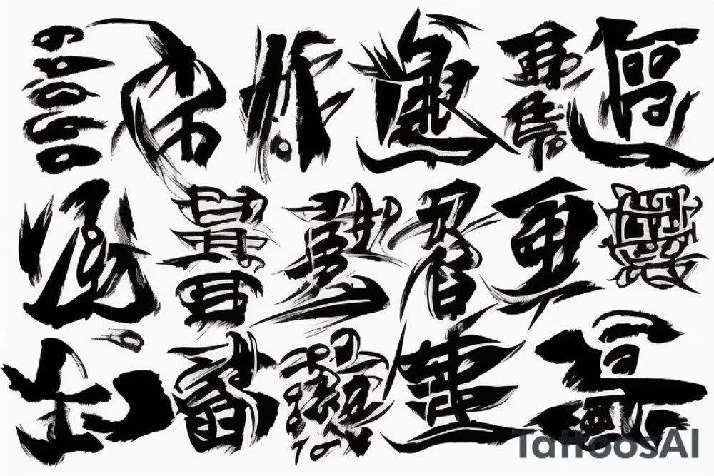 Japanese kanji tattoo idea