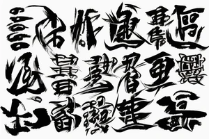 Japanese kanji tattoo idea