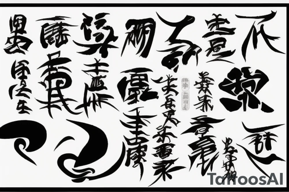 Japanese kanji tattoo idea