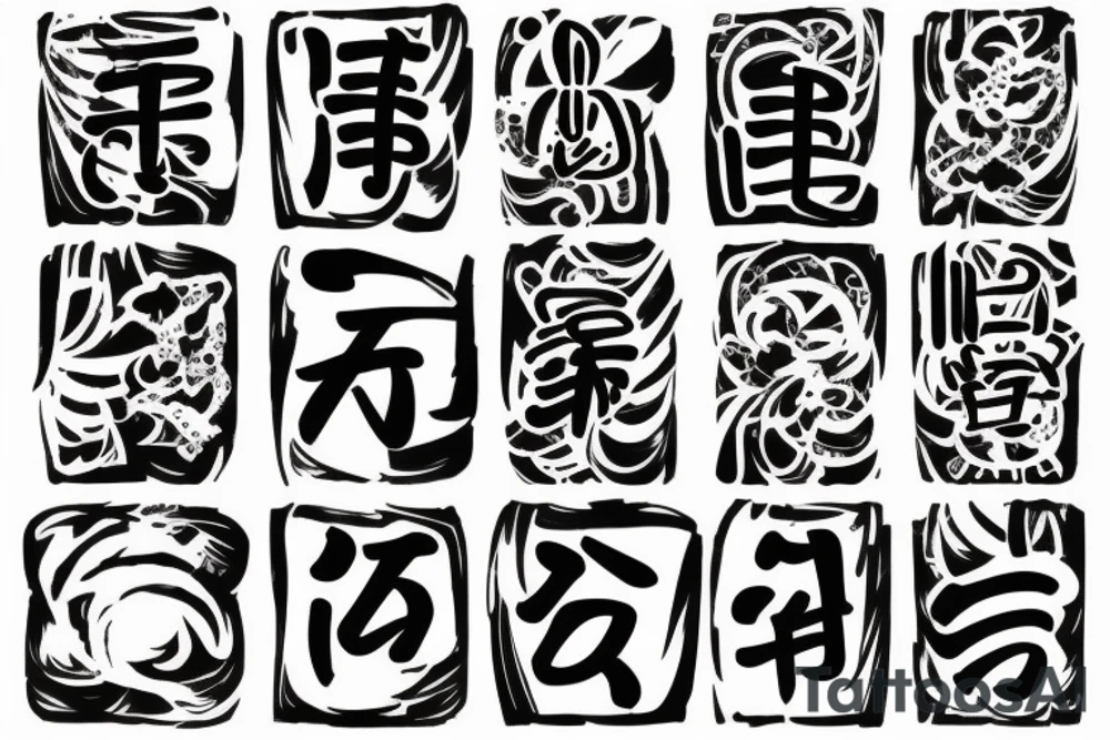 Japanese kanji tattoo idea