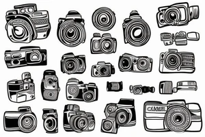 Camera tattoo idea