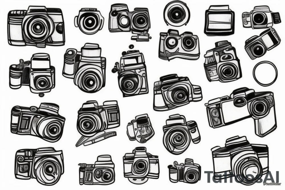 Camera tattoo idea
