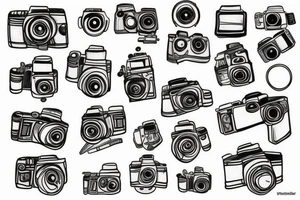 Camera tattoo idea