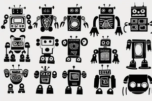 robot tattoo idea
