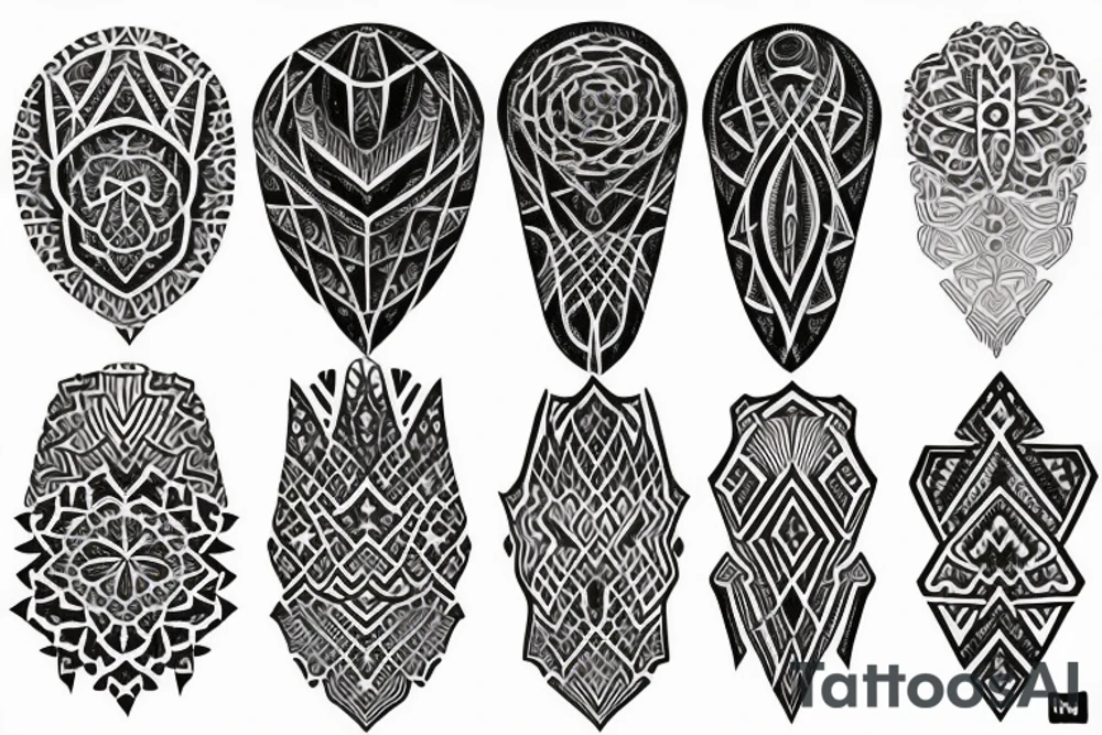 Geometric, intricate design. Similar to lace. tattoo idea Geometric, intricate design. Similar to lace. tattoo idea
