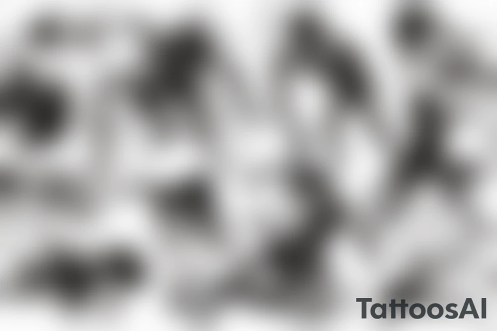 dancing with death tattoo idea