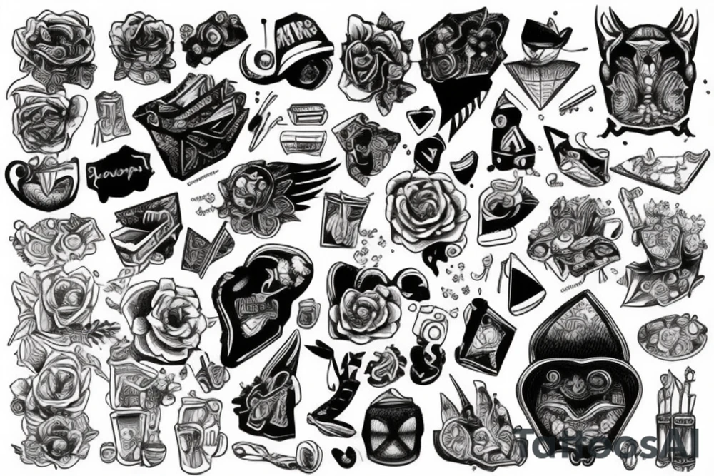 Book happy tattoo idea