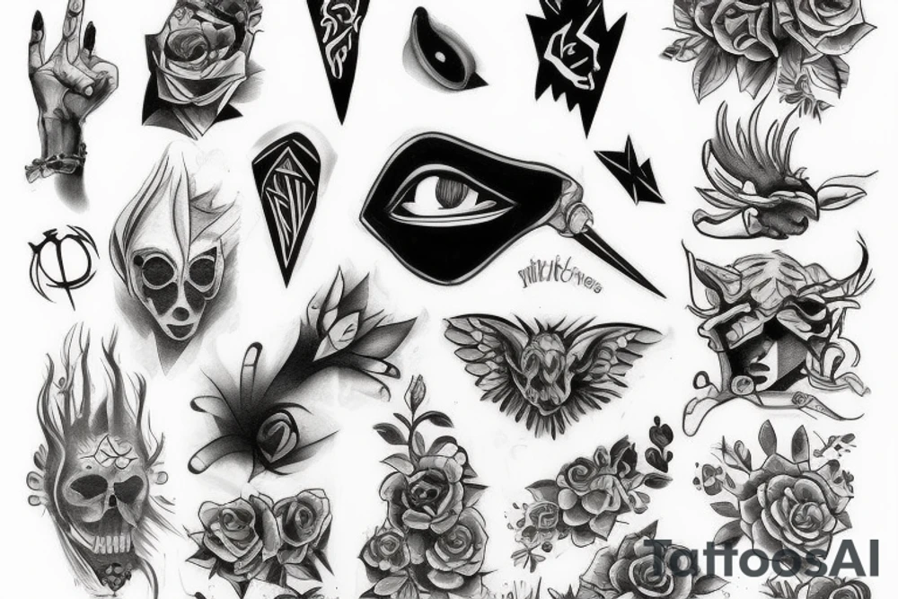 Painting tattoo idea