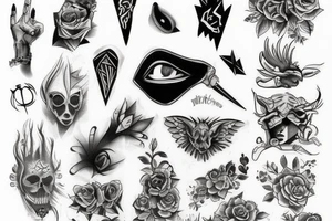 Painting tattoo idea