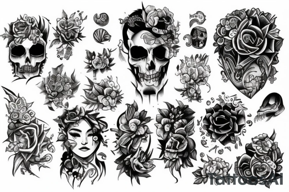 Painting tattoo idea