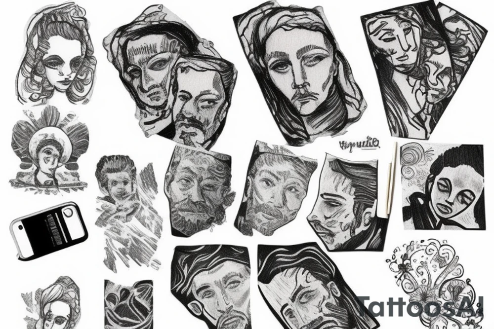 Relaxed at ease tattoo idea