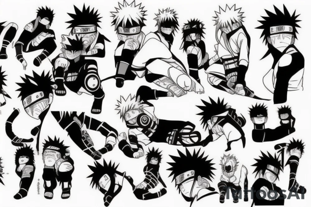 anime naruto tattoo idea