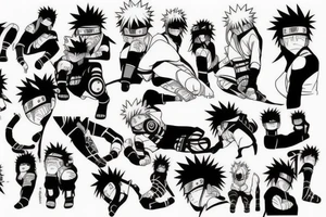 anime naruto tattoo idea