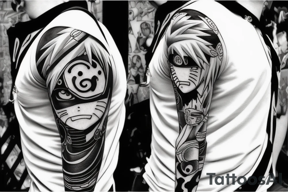 anime naruto tattoo idea