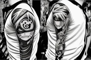anime naruto tattoo idea