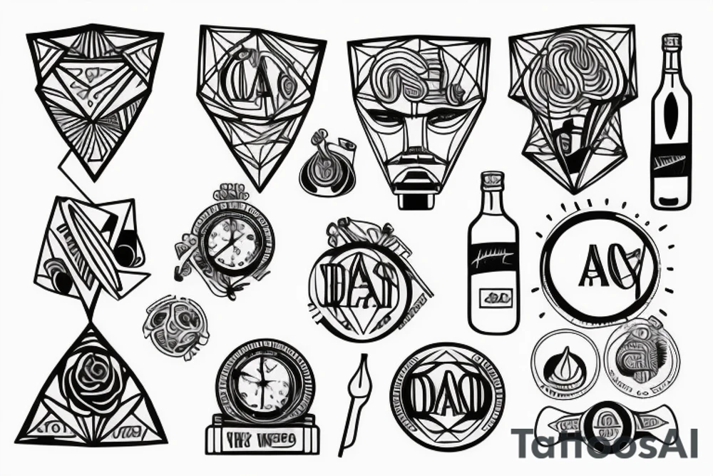 Alcoholics Anonymous tattoo idea