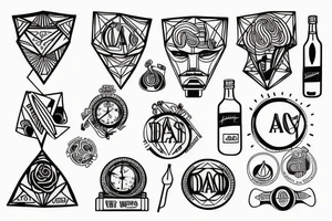 Alcoholics Anonymous tattoo idea