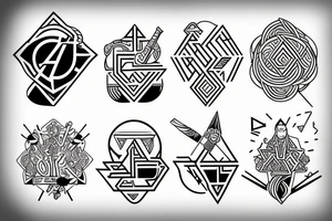 Alcoholics Anonymous tattoo idea