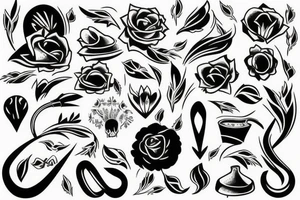 Simple rich tattoo idea