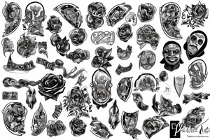 rich wealthy tattoo idea