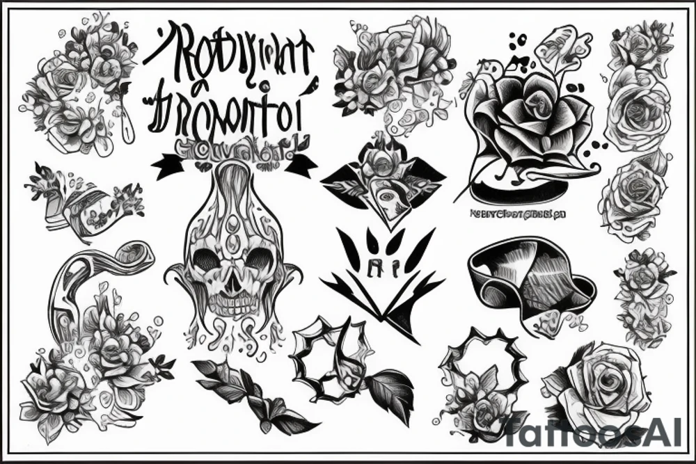 procrastination showing overcoming and growing tattoo idea
