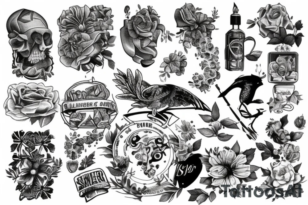 English summer tattoo idea