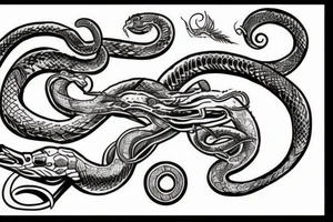 World serpent tattoo idea