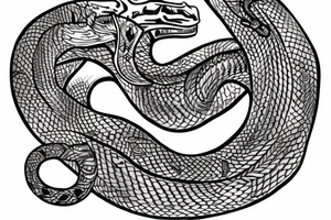 World serpent tattoo idea